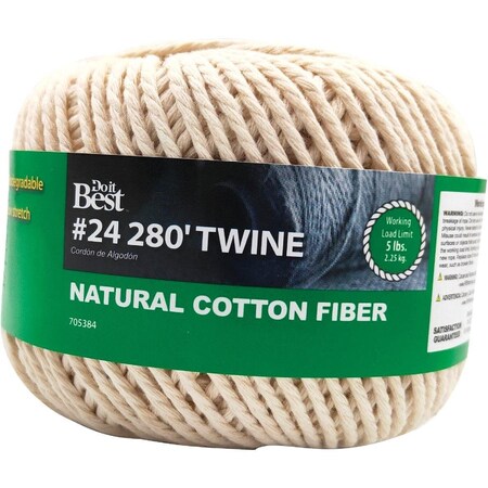 All-Source No. 24 x 280 Ft. Natural Cotton Twine 705384
